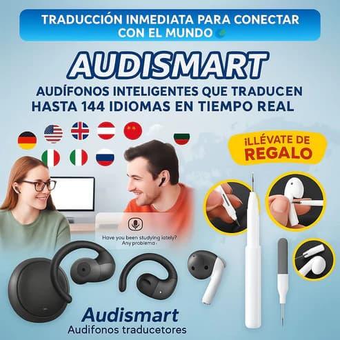 Audismart™ Tu Traductor de idiomas avanzado en tiempo real